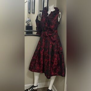 Chic Floral Ruffled Mini Dress